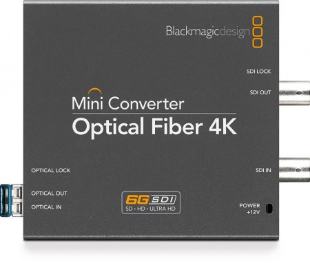 Mini Converter Optical Fiber 4K