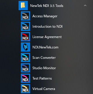 Windowsのスタートメニューのアプリケーションリスト